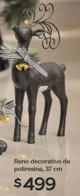 Soriana Híper Reno decorativo de poliresina oferta