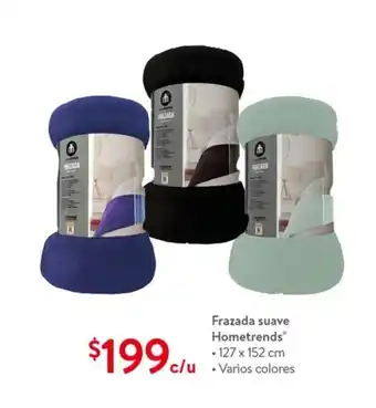 Walmart Frazada Suave Hometrends 127x152cm oferta