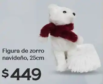 Soriana Híper Figura de zorro navideño oferta