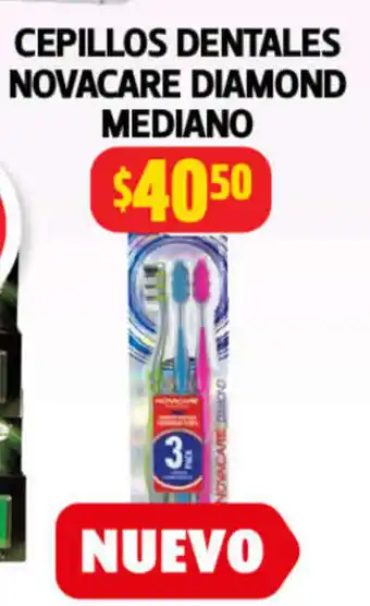 Farmacias Guadalajara Cepillos Dentales Novacare Diamond Mediano oferta