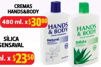 Farmacias Guadalajara Cremas Hand&Body 480ml oferta