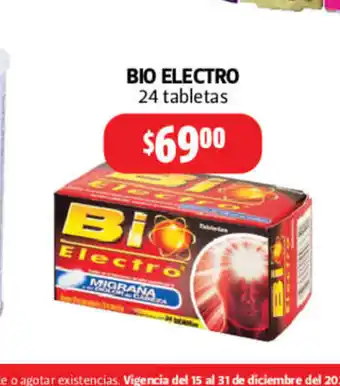 Farmacias Guadalajara Bio Electrico 24 Tabletas oferta