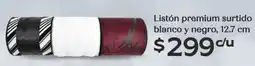 Soriana Híper Listón premium surtido blanco y negro oferta