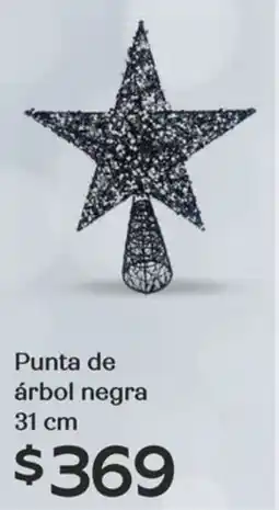 Soriana Híper Punta de árbol negra oferta