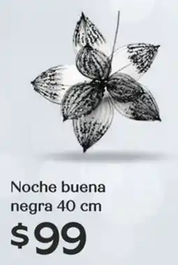 Soriana Híper Noche buena negra oferta