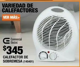 Calefactor de sobremesa
