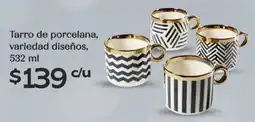 Soriana Híper Tarro de porcelana, variedad diseños oferta