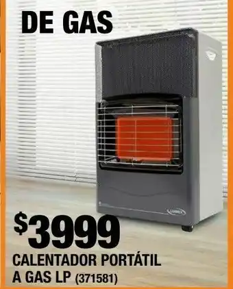 Samsung Calefactor portátil gas lp infrarrojo negro 30 m2 oferta