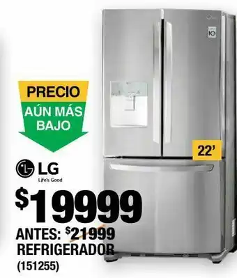 Samsung Refrigerador lg 22 pies french oferta