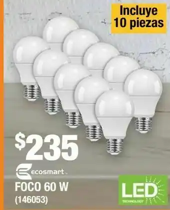 Focos led ecosmart 60 watts