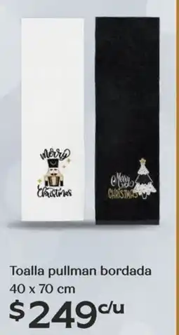 Soriana Híper Toalla pullman bordada oferta