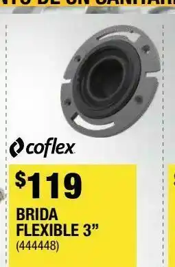 The Home Depot Brida flexible 3 pulgadas gris coflex oferta