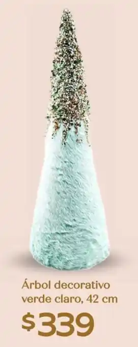 Árbol decorativo verde claro