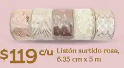 Soriana Híper Listón surtido rosa oferta