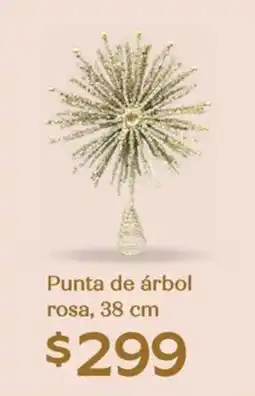 Soriana Híper Punta de árbol rosa oferta