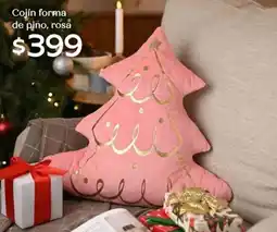 Soriana Híper Cojín forma de pino, rosa oferta