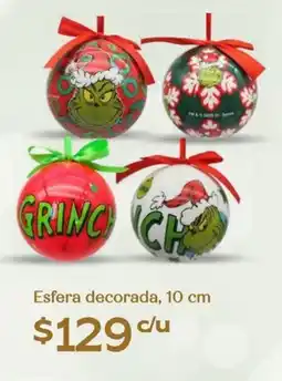 Soriana Híper Esfera decorada oferta