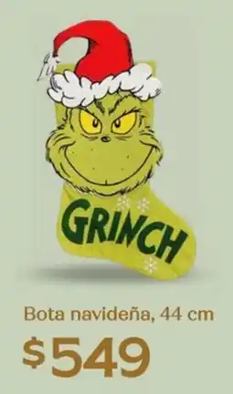 Soriana Híper Bota navideña oferta