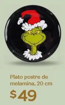 Soriana Híper Plato postre de melamina oferta