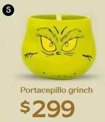 Soriana Híper Portacepillo grinch oferta