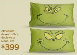 Soriana Híper Almohada de microfibra doble vista oferta