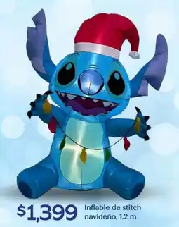 Soriana Híper Inflable de stitch navideño oferta