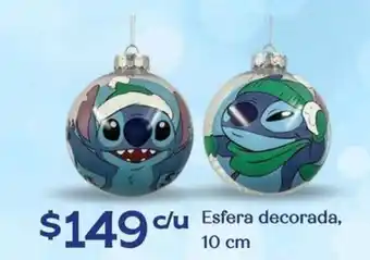 Soriana Híper Esfera decorada oferta