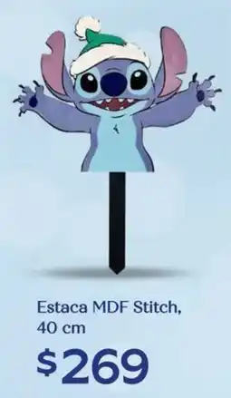 Soriana Híper Estaca MDF stitch oferta