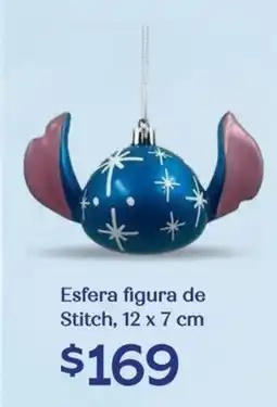 Soriana Híper Esfera figura de stitch oferta