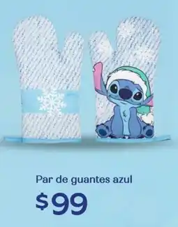 Soriana Híper Par de guantes azul oferta