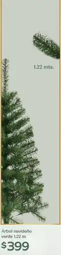 Soriana Híper Árbol navideño verde oferta