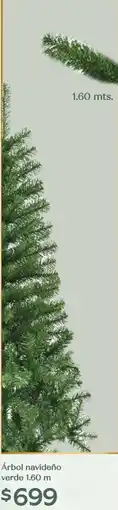 Soriana Híper Árbol navideño verde oferta