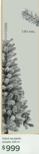 Soriana Híper Árbol navideño nevado oferta