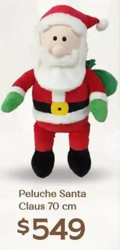 Soriana Híper Santa claus peluche oferta