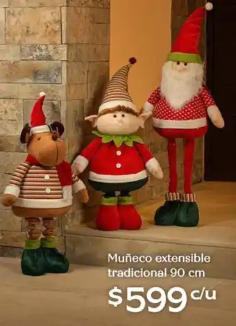 Soriana Híper Muñeco extensible tradicional oferta