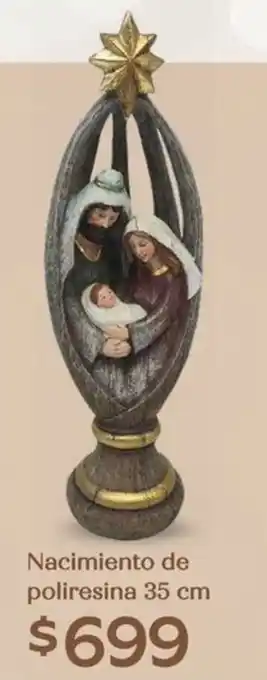 Soriana Híper Nacimiento de poliresina oferta