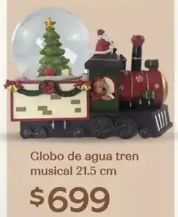 Soriana Híper Globo de agua tren musical oferta