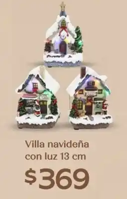 Soriana Híper Villa navideña con luz oferta