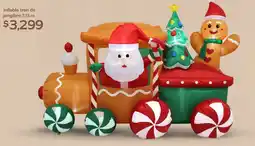 Soriana Híper Inflable tren de jengibre oferta