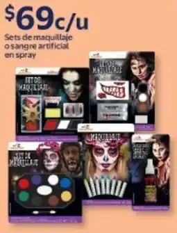 Walmart Sets de maquillaje osangre artificial en spray oferta