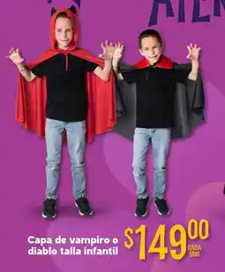 Soriana Mercado Capa de vampiro o diablo talla infantil oferta