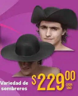 Soriana Mercado Variedad de sombreros oferta