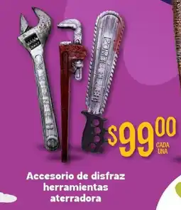 Soriana Mercado Accesorio de disfraz herramientas aterradora oferta