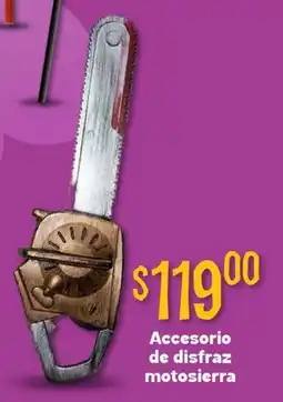 Soriana Mercado Accesorio de disfraz motosierra oferta