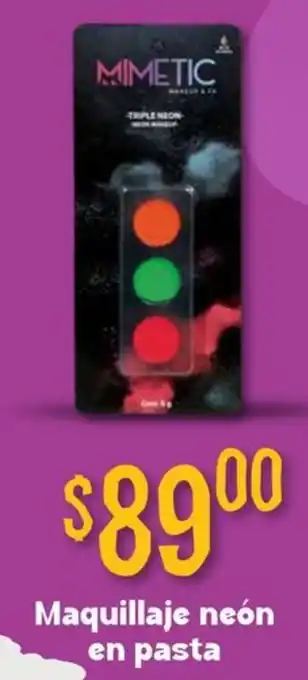 Soriana Mercado Maquillaje neón en pasta oferta