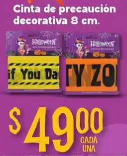Soriana Mercado Cinta de precaución decorativa oferta