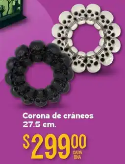 Soriana Mercado Corona de cráneos oferta