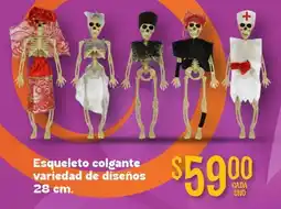 Soriana Mercado Esqueleto colgante variedad de diseños oferta