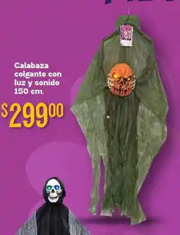 Soriana Mercado Calabaza colgante con luz y sonido oferta