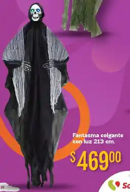 Soriana Mercado Fantasma colgante con luz oferta